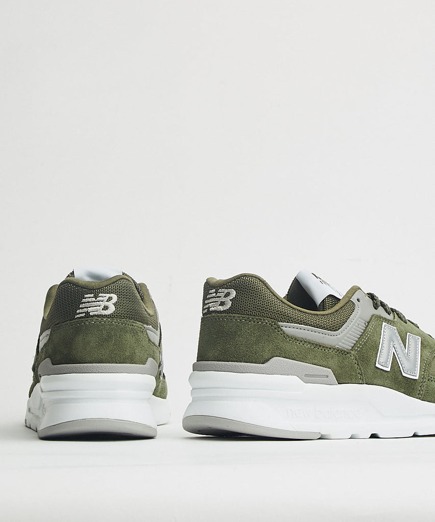 New Balance CM997HCG Dark Green Silver UDSOLGT