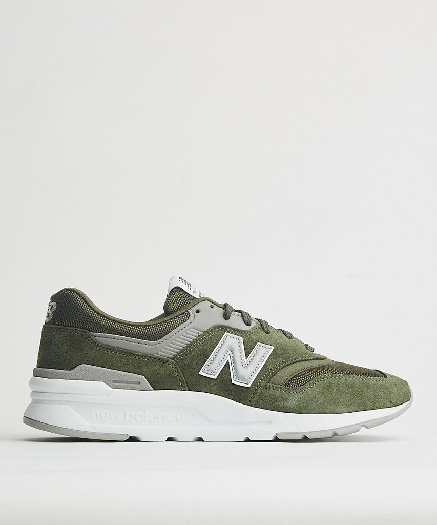 New Balance CM997HCG Dark Green Silver UDSOLGT