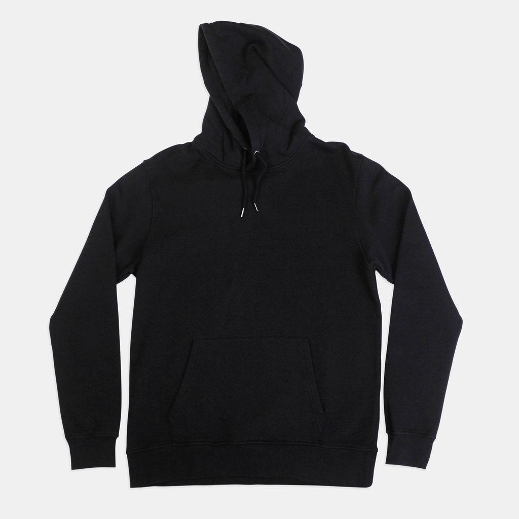 Colorful Standard Classic Organic Hood Deep Black sweatshirts