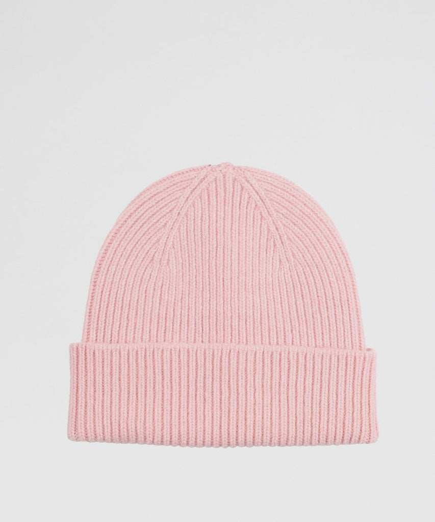 Colorful Standard Marino Wool Beanie Faded Pink hats & scarves