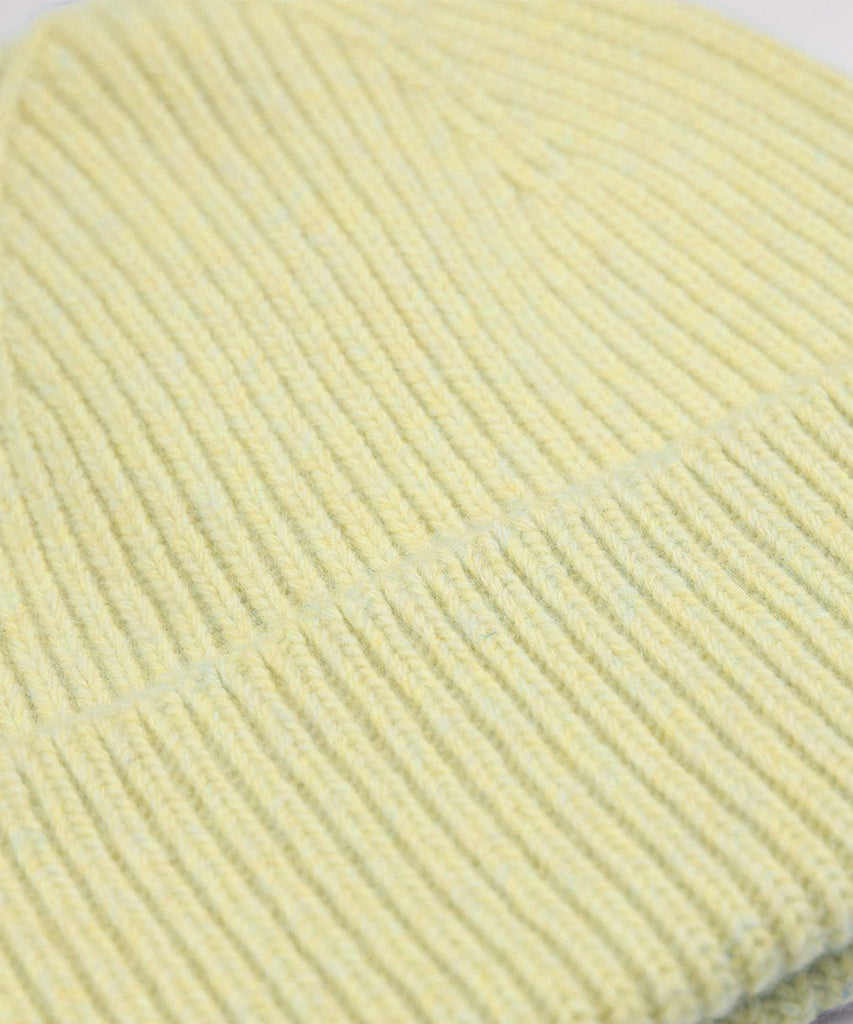 Colorful Standard Marino Wool Beanie Soft Yellow hats & scarves