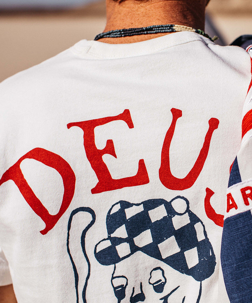 Deus Ex Machina Emporium Tee Vintage White t-shirts