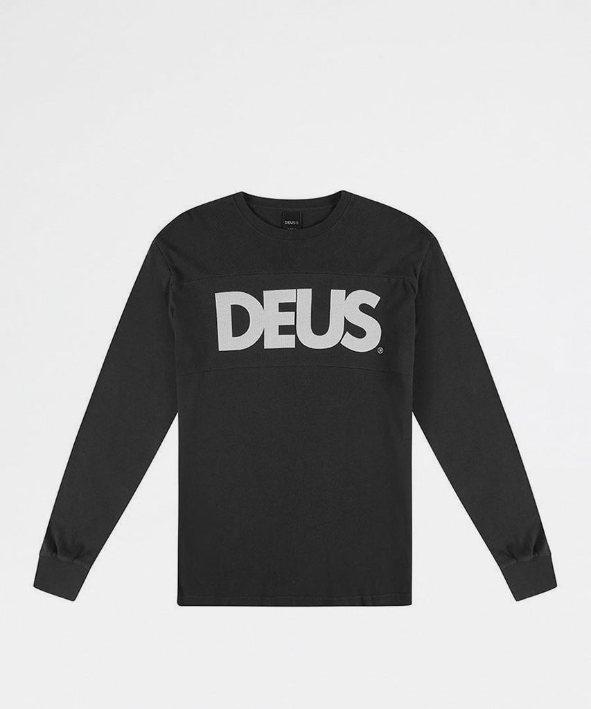Deus Ex Machina All Caps Moto Jersey Black sweatshirts