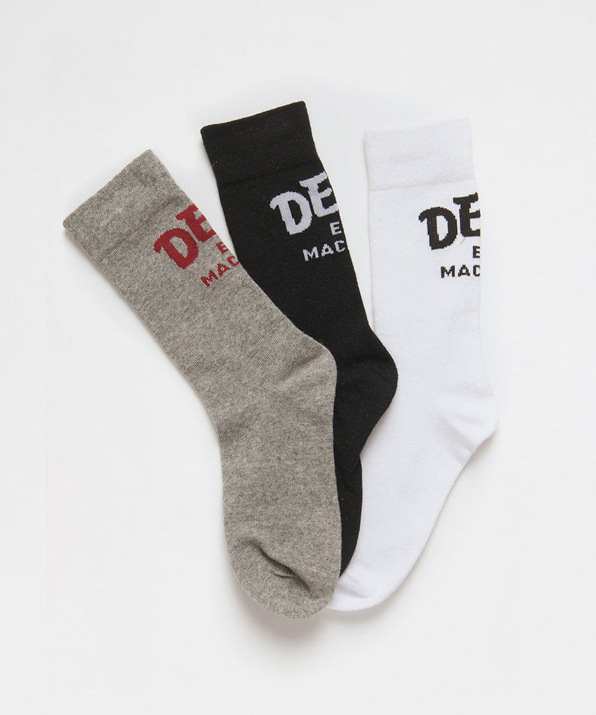 Deus Ex Machina Curvy Sock 3 pack Multi Sokker