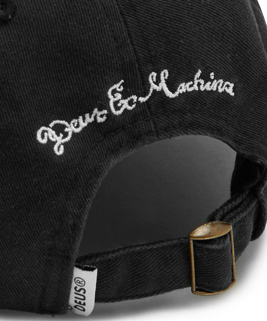 Deus Ex Machina Classic Dad Temple Cap Black Caps & Bucket hats