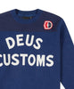 Deus Ex Machina Moto X Knit Estate Blue sweatshirts