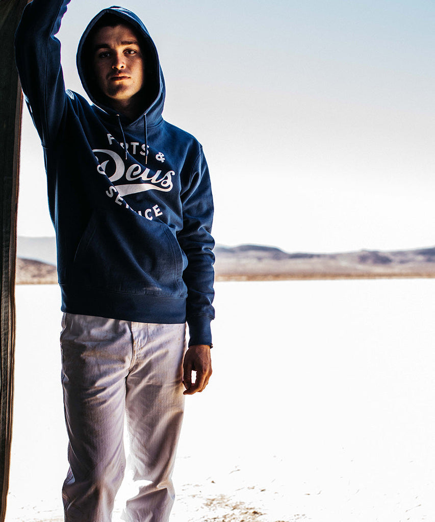 Deus Ex Machina Station Hoody Estate Blue sweatshirts