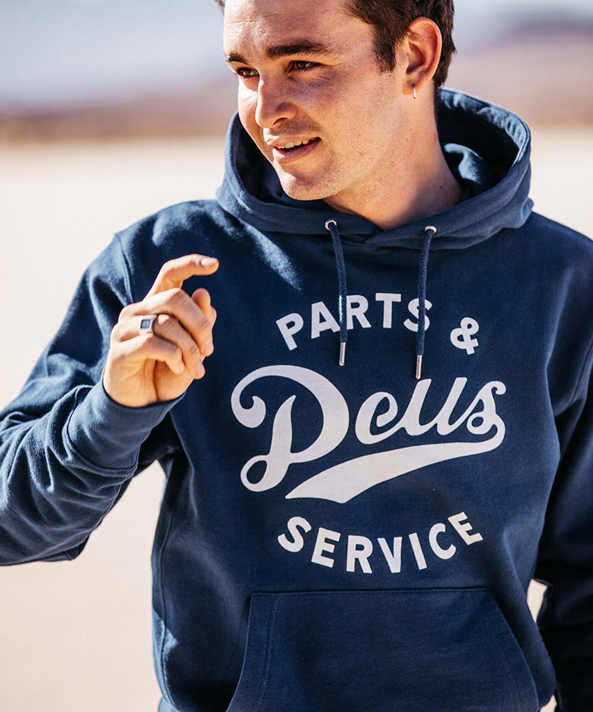 Deus Ex Machina Station Hoody Estate Blue sweatshirts