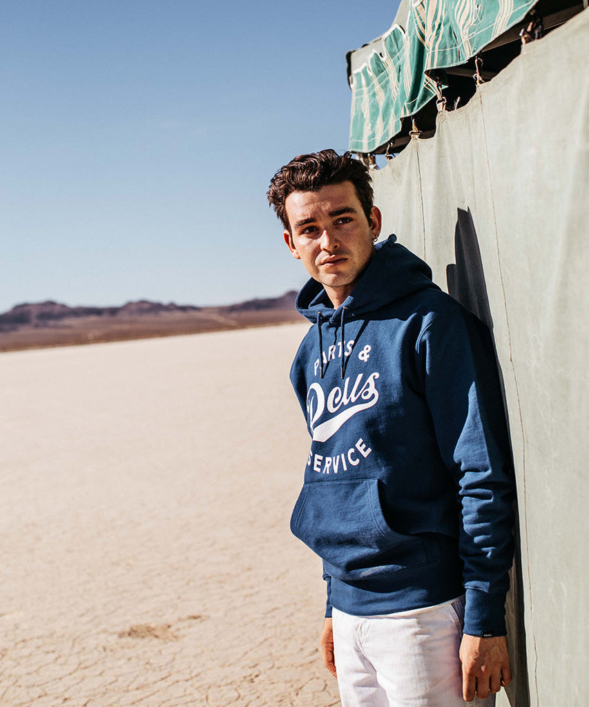 Deus Ex Machina Station Hoody Estate Blue sweatshirts