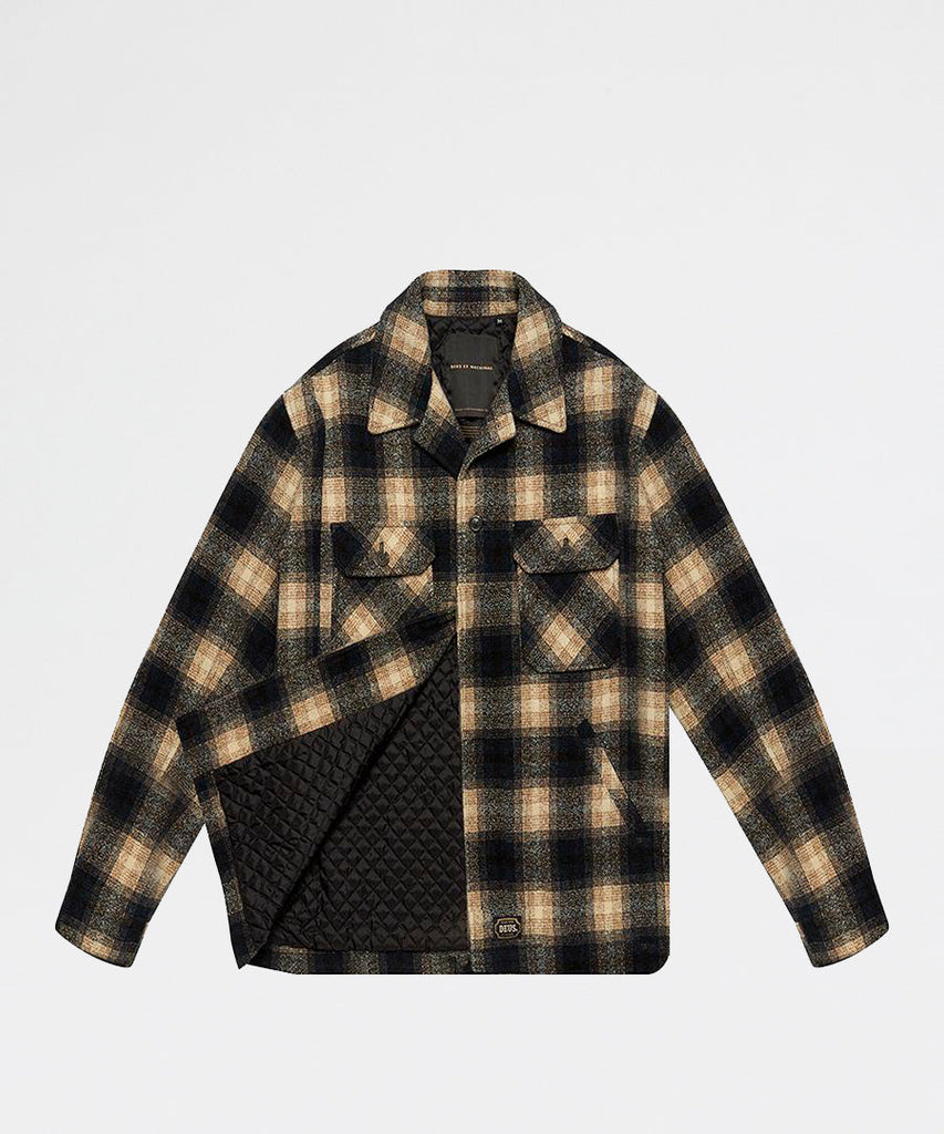 Deus Ex Machina The Piston Wool Shirt Green jackets
