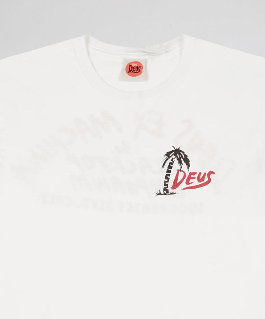 Deus Ex Machina Paul McNeil Venice Tee Vintage White t-shirts