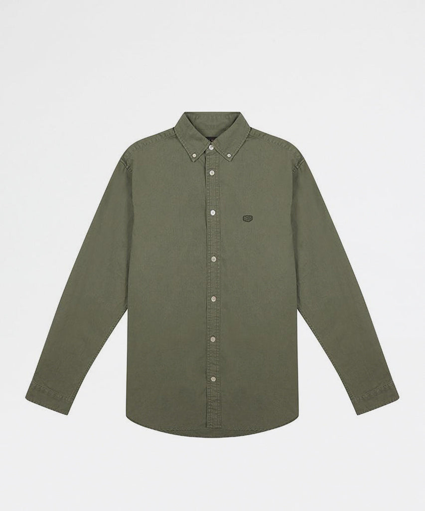 Deus Ex Machina Terry Shield Shirt Deep Lichen shirts