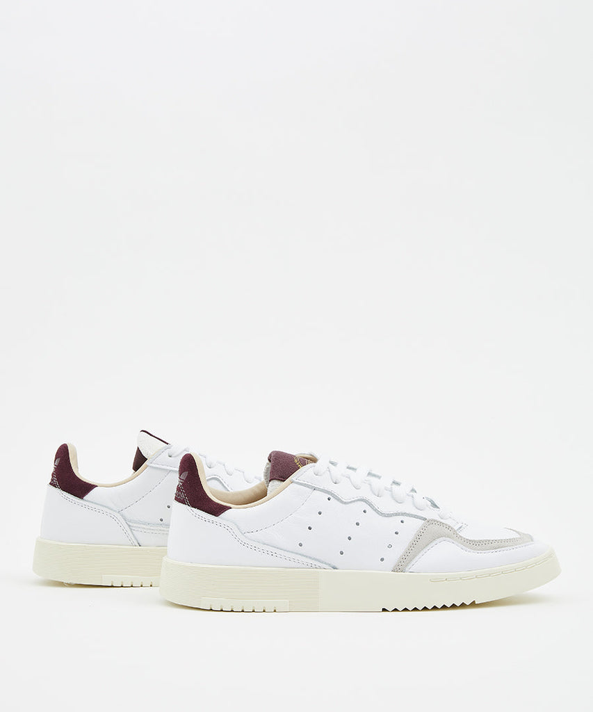 adidas Originals Supercourt W Cloud White Cloud White Maroon sneakers