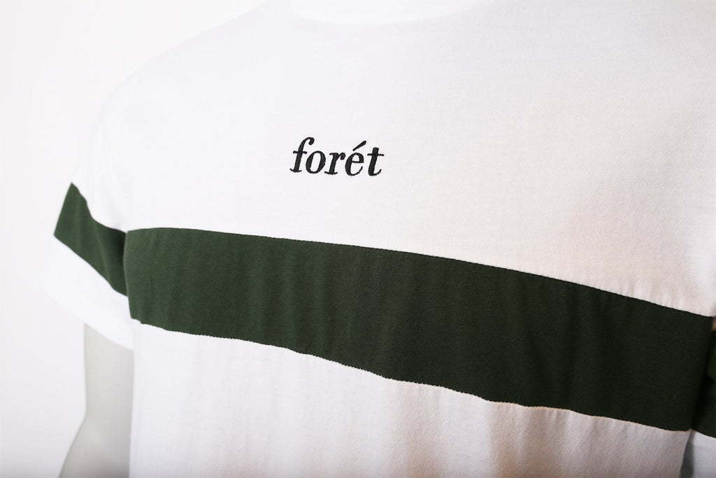 forét Fox T-Shirt White Green UDSOLGT