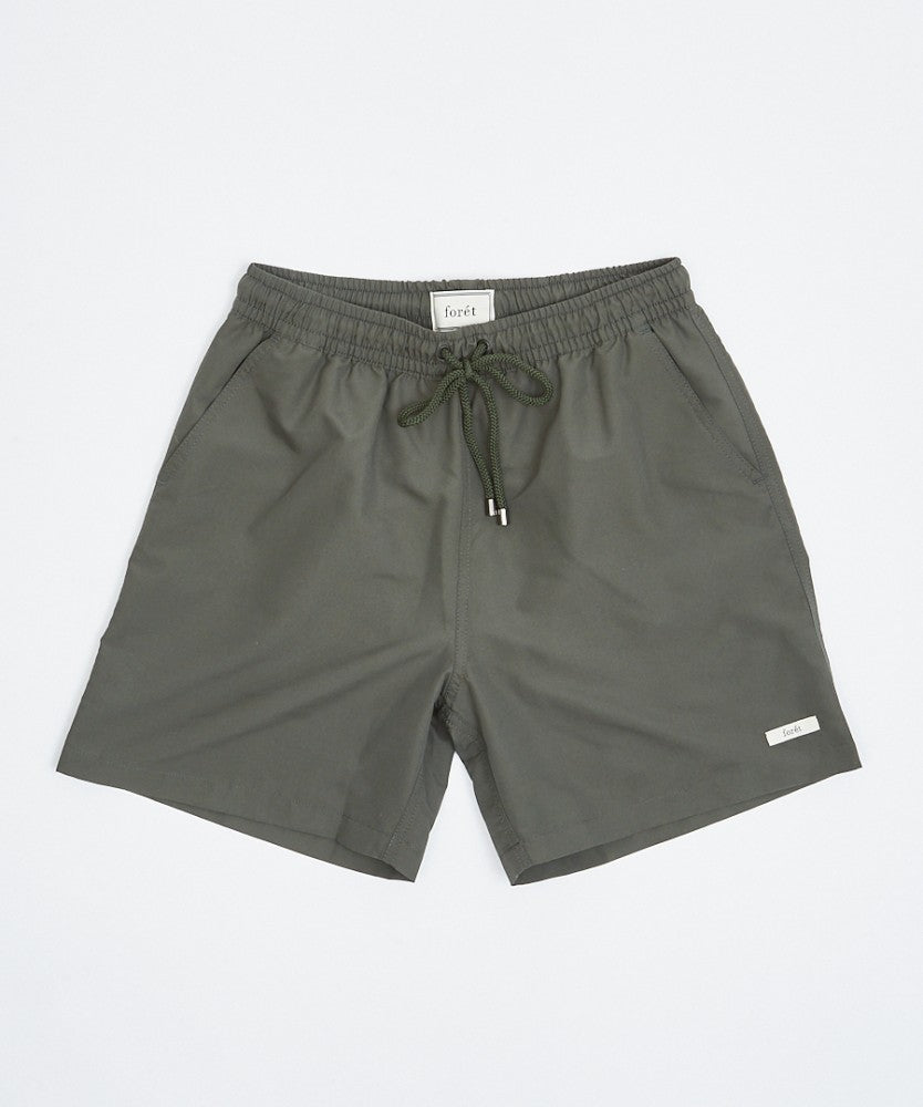 forét Swan Shorts Olive UDSOLGT