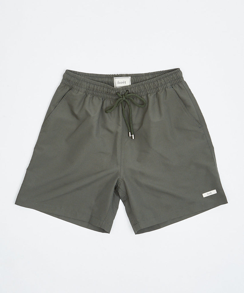 forét Swan Shorts Olive UDSOLGT