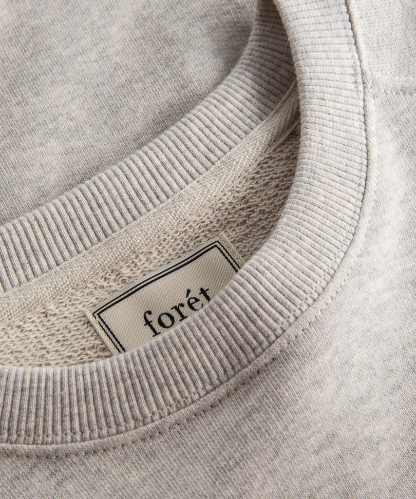 forét Bait Sweatshirt Oatmeal UDSOLGT