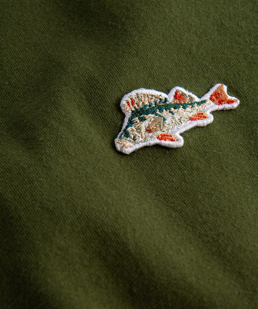 forét Fish T-Shirt Army UDSOLGT