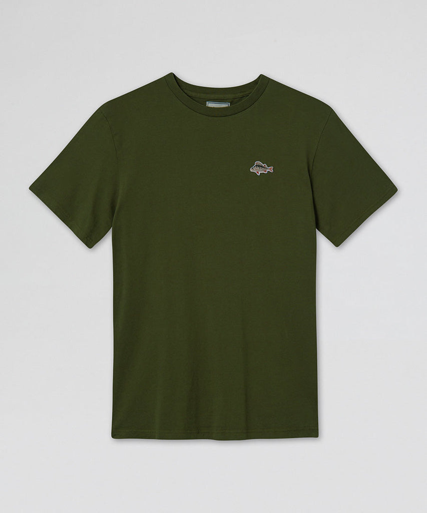 forét Fish T-Shirt Army UDSOLGT