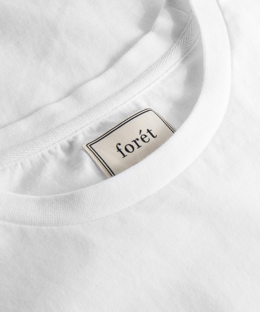 forét Fish T-Shirt White UDSOLGT