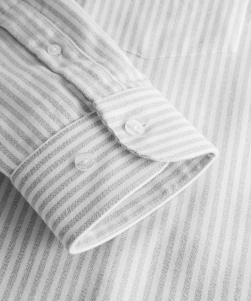 forét Beam Shirt White Grey shirts