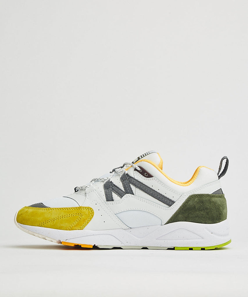 Karhu Fusion 2.0 Bright White Celery sneakers