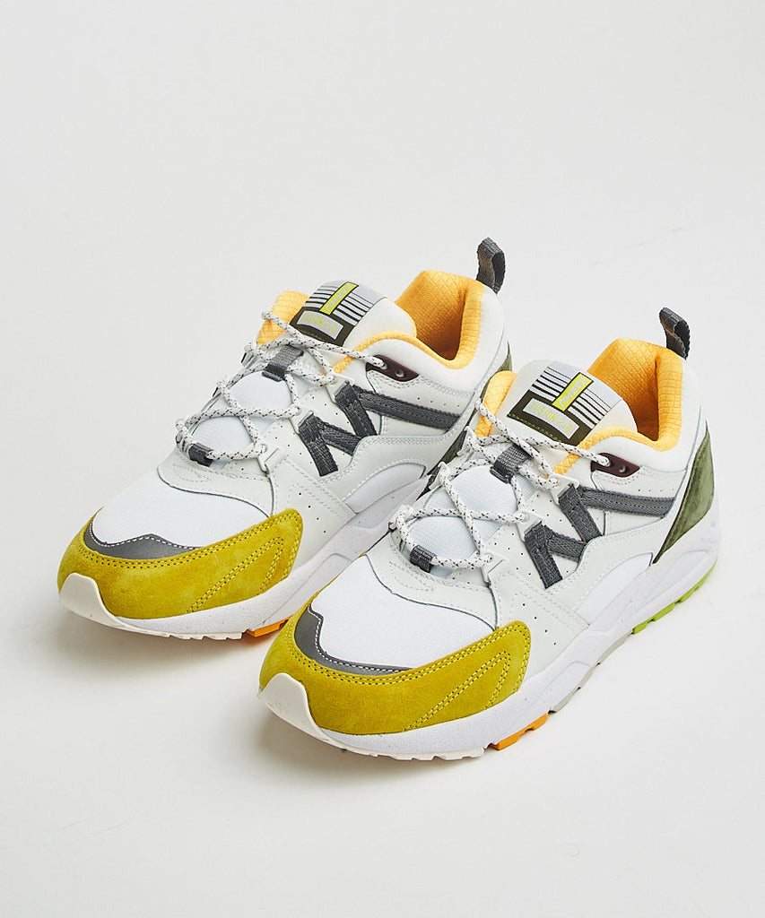 Karhu Fusion 2.0 Bright White Celery sneakers