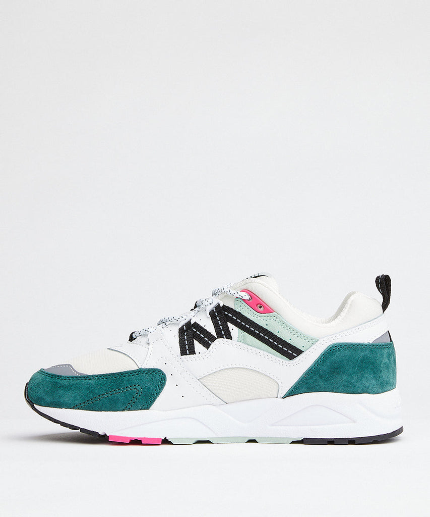 Karhu Fusion 2.0 Bright White Posy Green sneakers