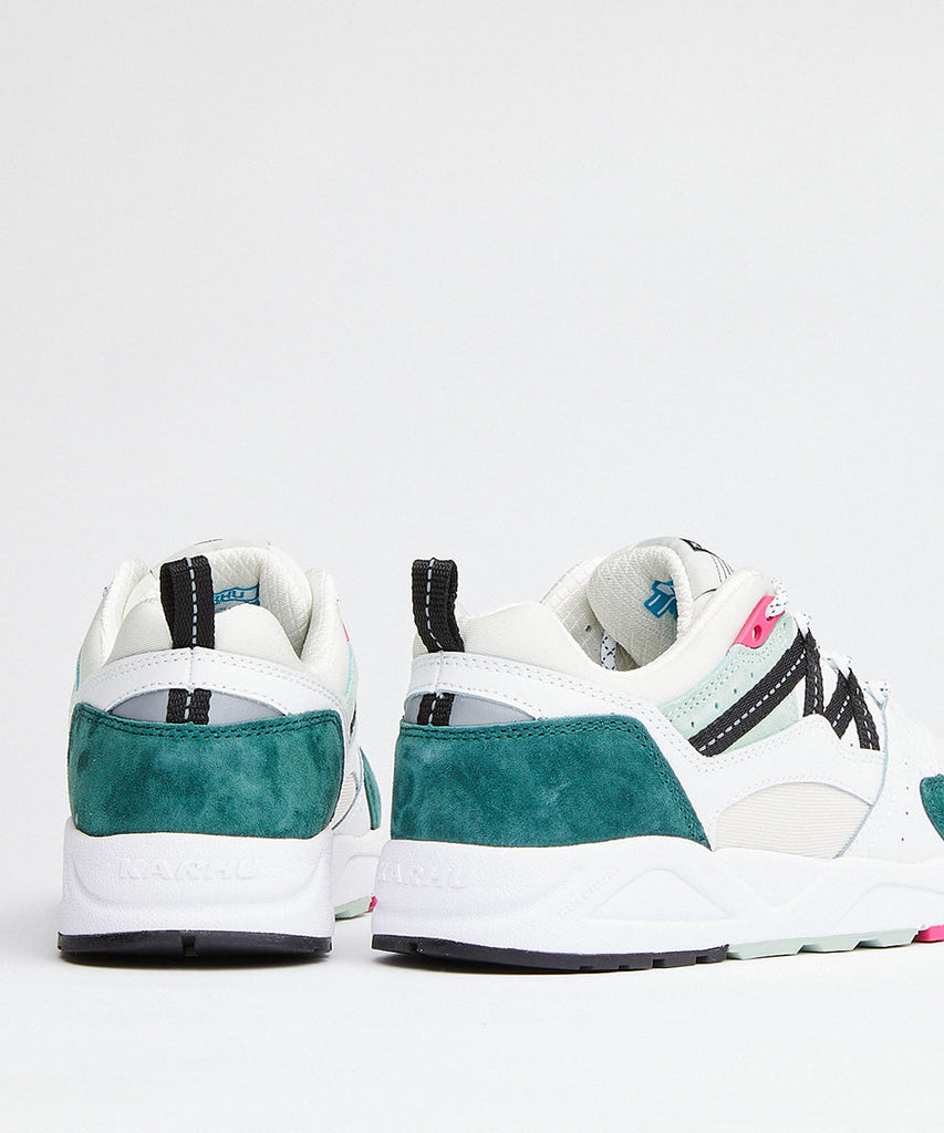 Karhu Fusion 2.0 Bright White Posy Green sneakers