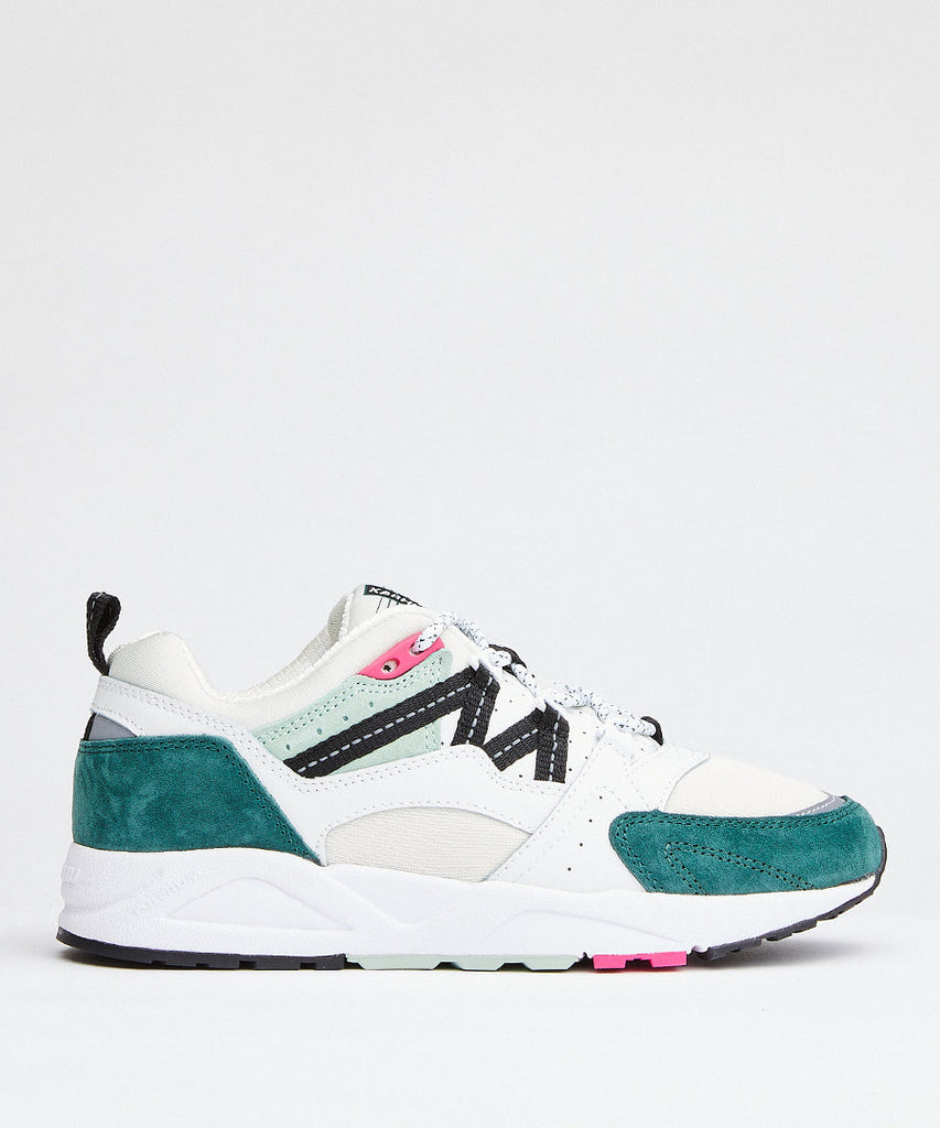 Karhu Fusion 2.0 Bright White Posy Green sneakers