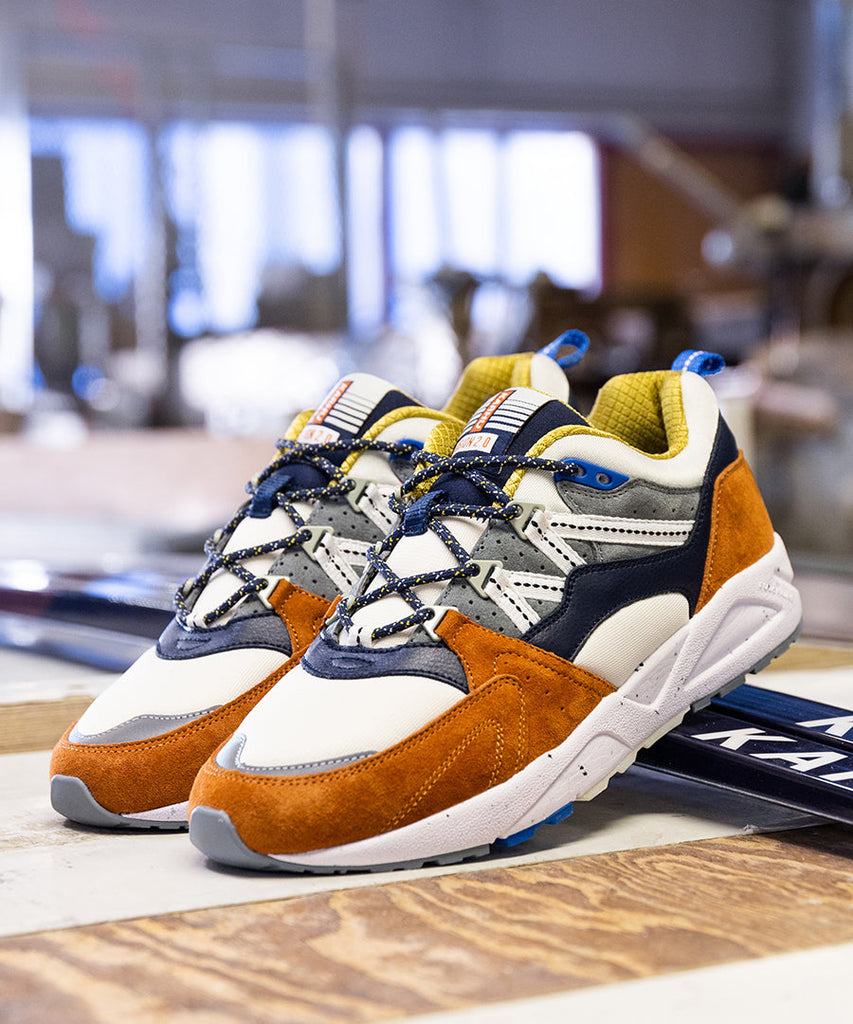 Karhu Fusion 2.0 Brown Leather Nightsky sneakers