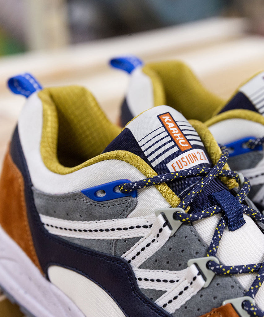 Karhu Fusion 2.0 Brown Leather Nightsky sneakers