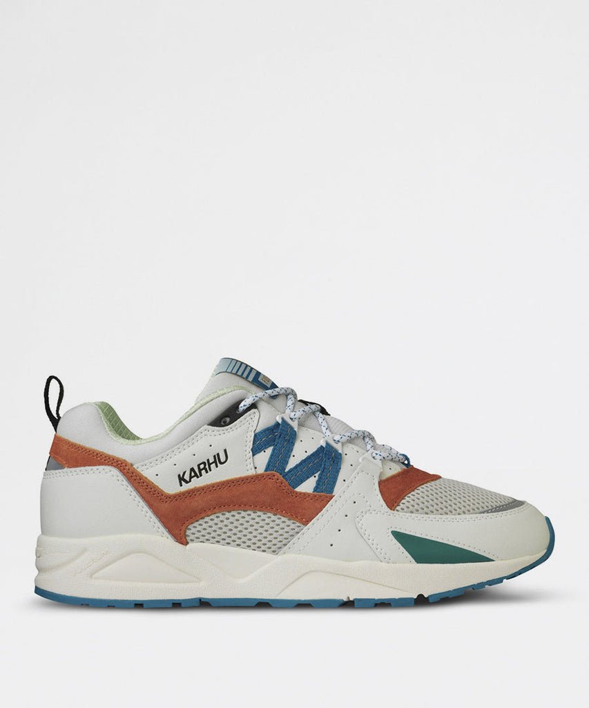 Karhu Fusion 2.0 Lily White Burnt Orange sneakers