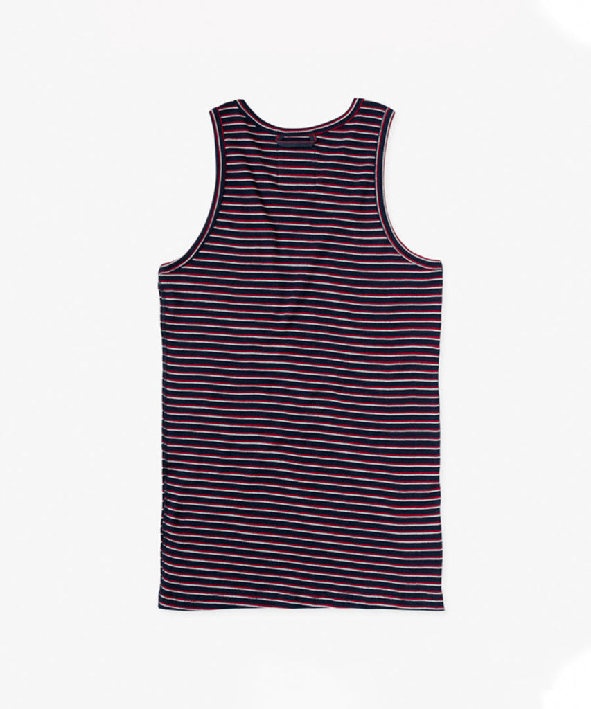 Hemen Biarritz Gari Tank Top Stripe Marine Red Nat underwear