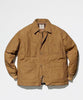 Snow Peak Waxed CN Down Jacket Brown jackets