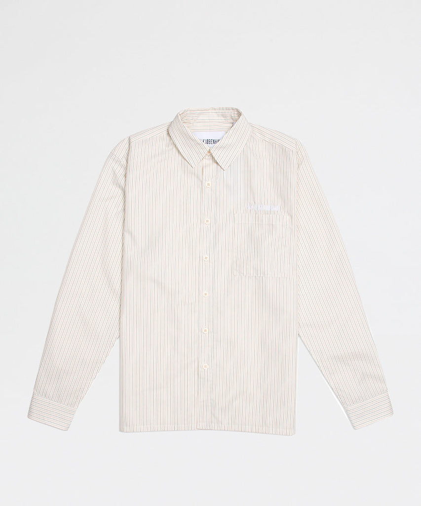 Han Kjøbenhavn Boxy Shirt White Striped shirts