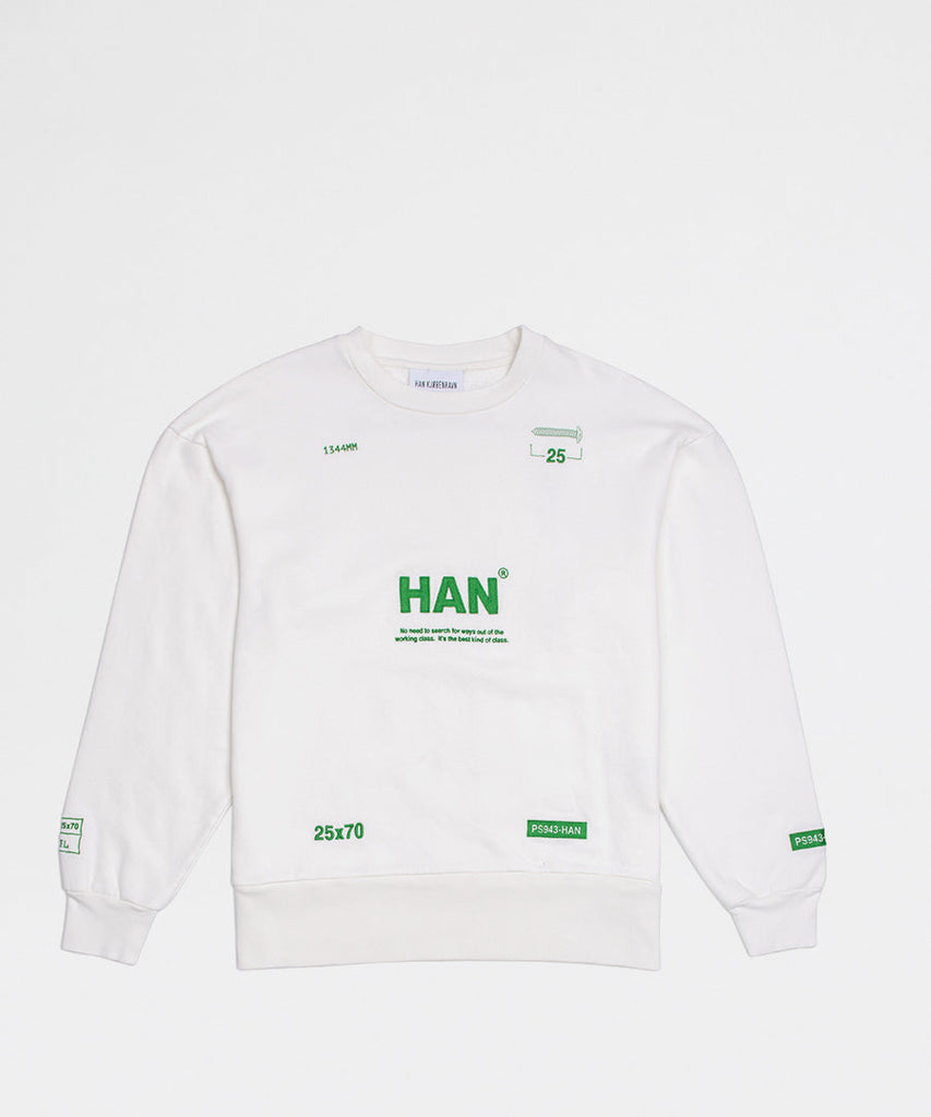 Han Kjøbenhavn Bulky Crew Off White sweatshirts