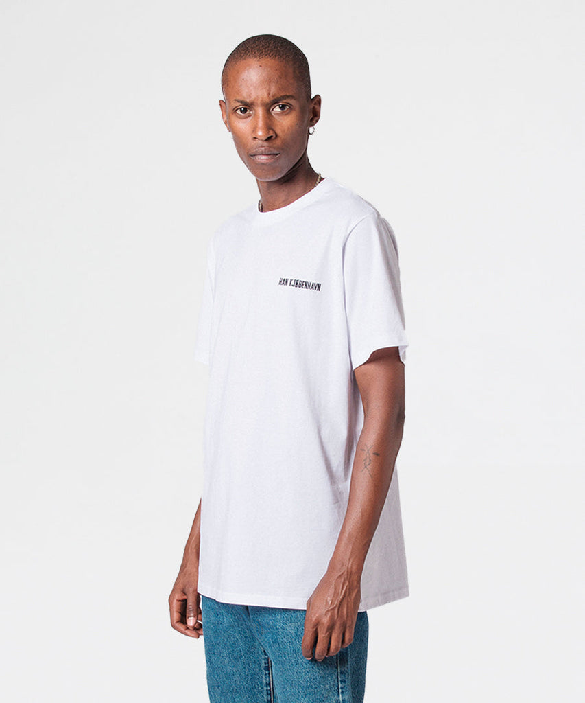 Han Kjøbenhavn Casual Logo Tee White t-shirts