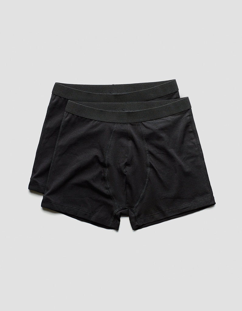 Organic Basics Organic Boxers 2-Pack Black underwear