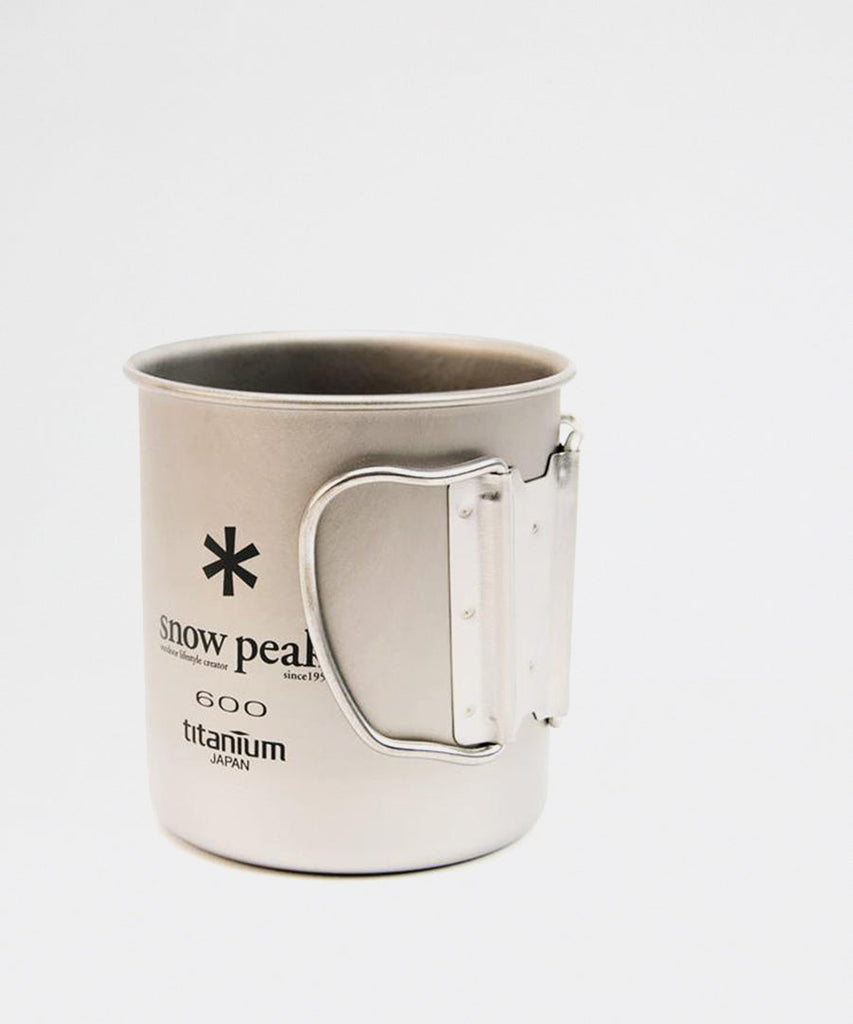 Snow Peak Titanium Single Wall Cup 600 ML Outdoor Gear
