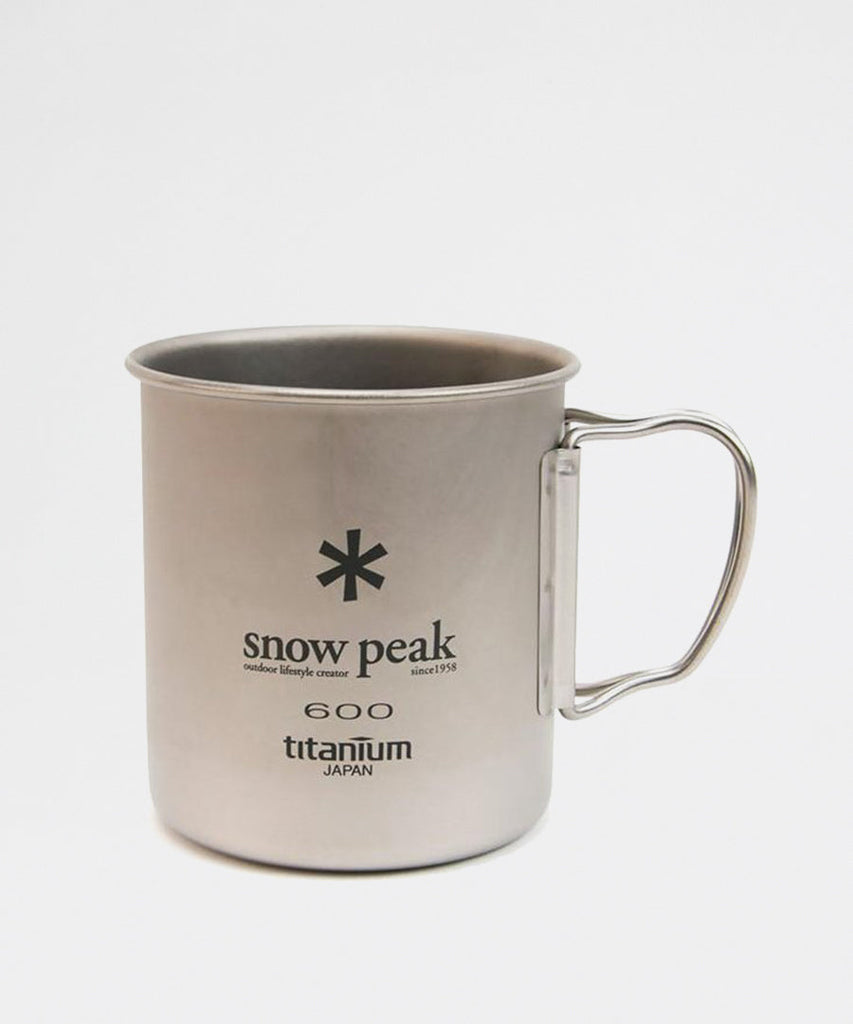 Snow Peak Titanium Single Wall Cup 600 ML Outdoor Gear