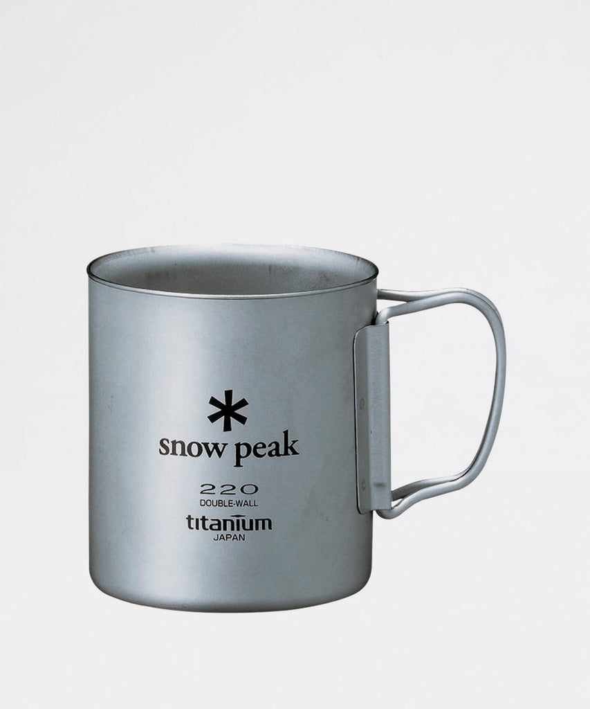 Snow Peak Titanium Double Wall Cup 220 Outdoor Gear