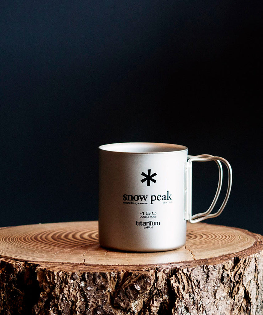 Snow Peak Titanium Double Wall Cup 450 Outdoor Gear