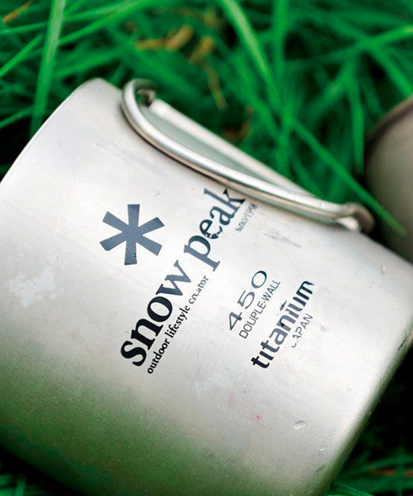 Snow Peak Titanium Double Wall Cup 450 Outdoor Gear