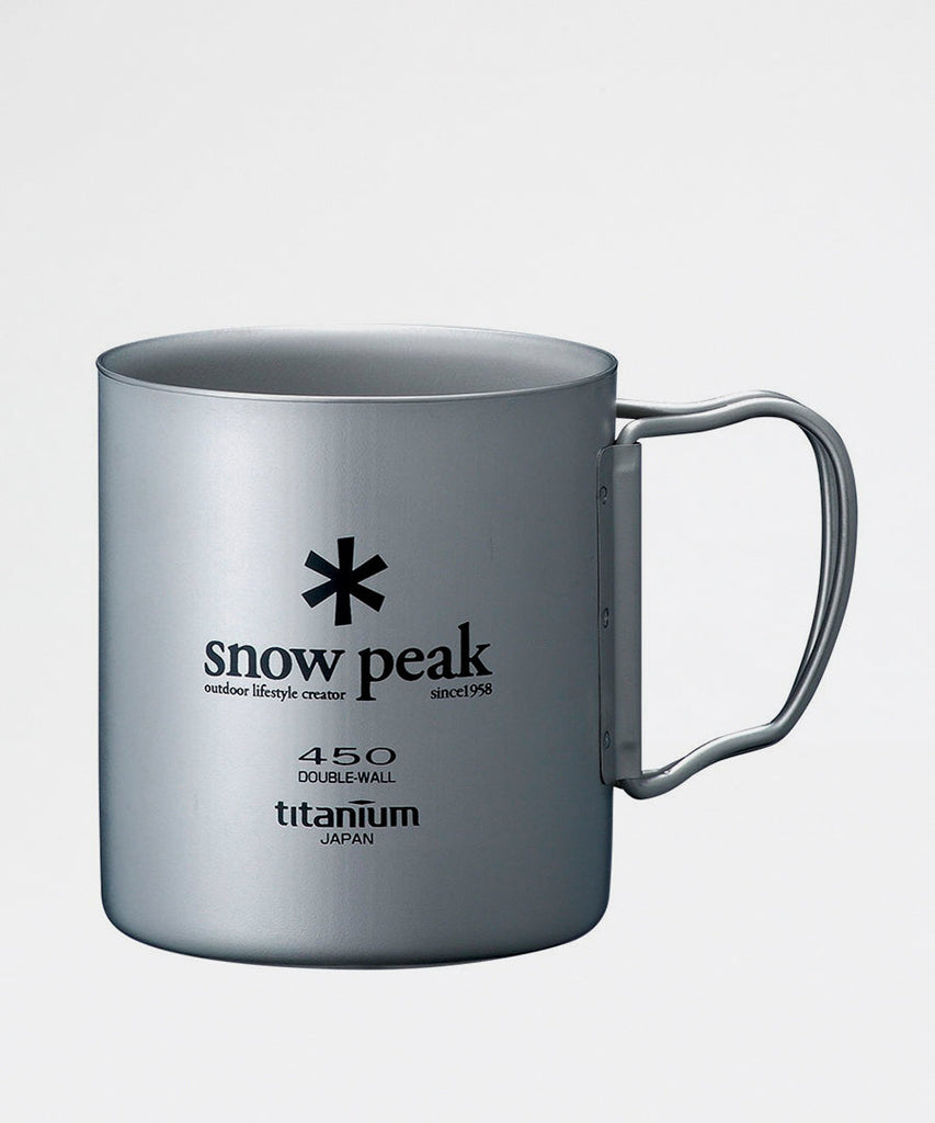 Snow Peak Titanium Double Wall Cup 450 Outdoor Gear