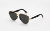 RETROSUPERFUTURE Air Black & Gold 61 sunglasses
