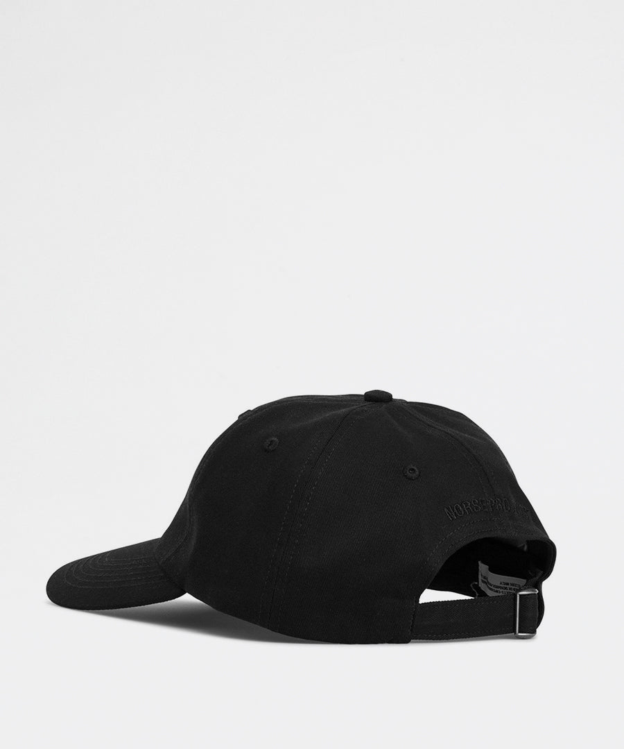 Twill Sports Cap Black