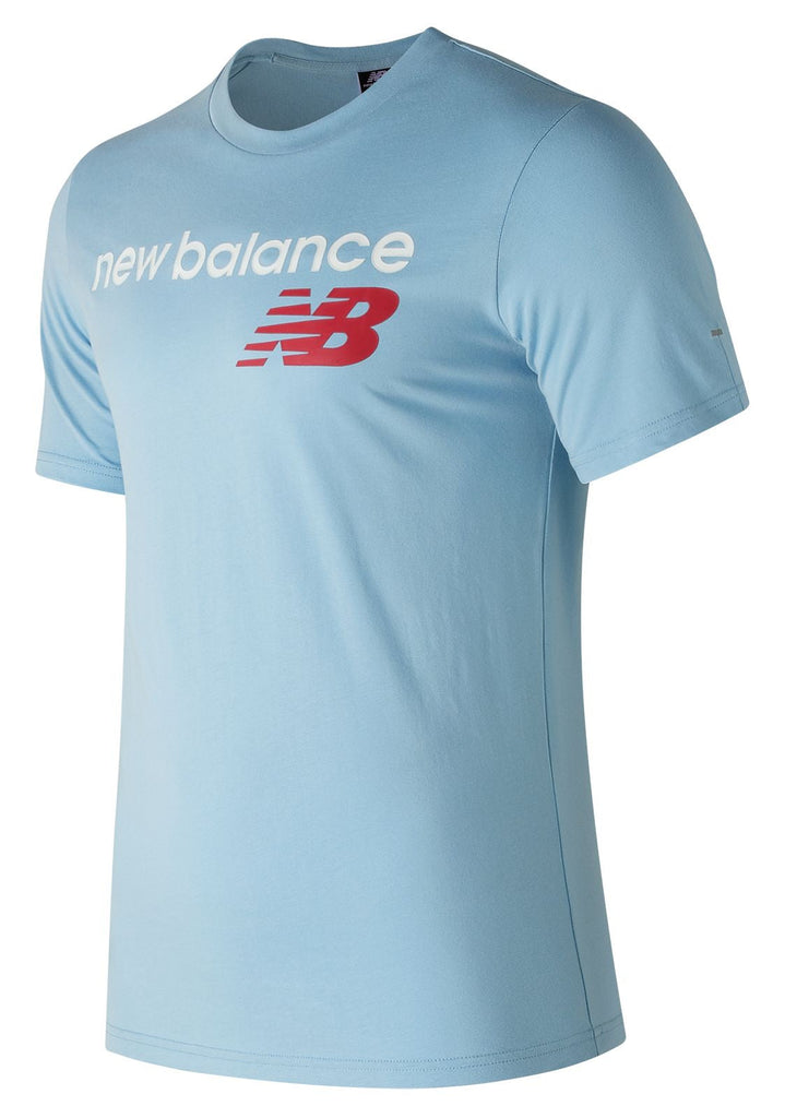 New Balance Athletics Main Logo Tee ClearSky UDSOLGT