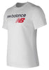 New Balance Athletics Main Logo Tee White UDSOLGT