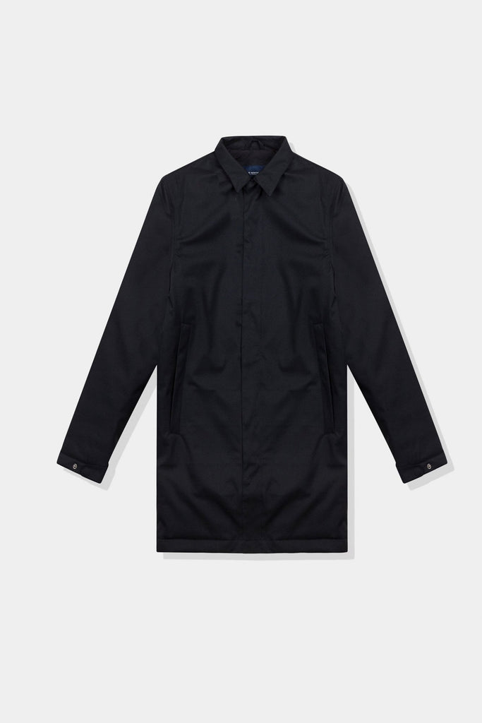 Native North Storm Trench Coat - Navy UDSOLGT